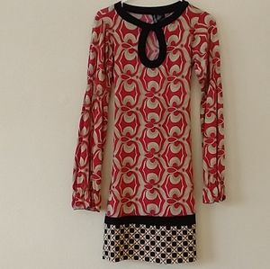 Bisou Bisou BoHo Print Dress